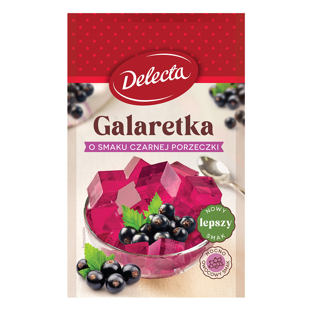 Delecta Galaretka smak czarnej porzeczki 70 g