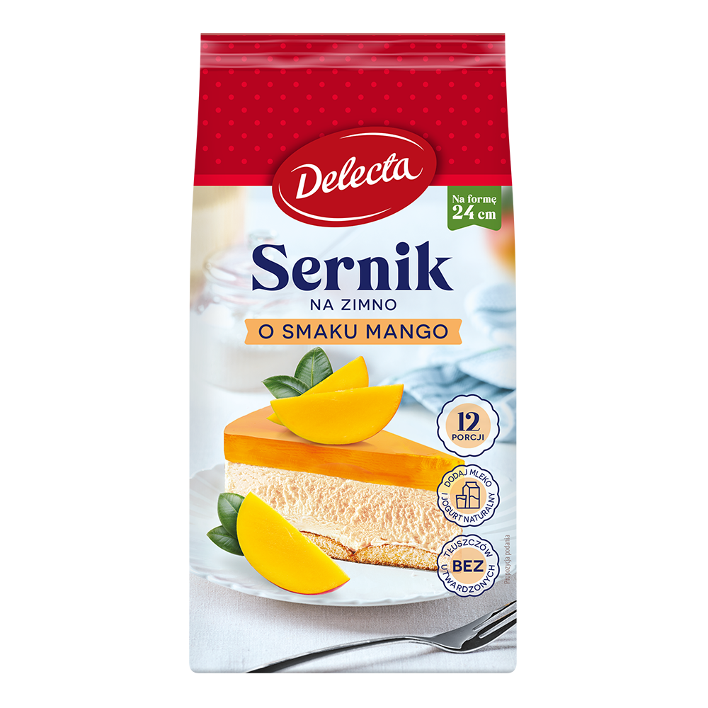Delecta Sernik na zimno o smaku mango 154g