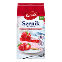 Delecta Sernik na zimno o smaku truskawkowym 154g