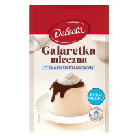 Delecta Galaretka mleczna smak śmietanki 60 g - nowość