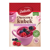 Delecta Owocowy Kubek NATURA Kisiel o sm. owoców leśnych z kaw. owoców 30 g