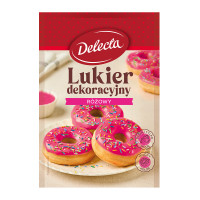 Delecta Lukier dekoracyjny różowy 80 g