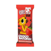 BeRAW Kids Choco Batonik Truskawka 25g
