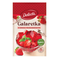 Delecta Galaretka smak truskawkowy 70 g