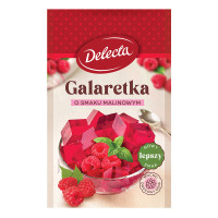 Delecta Galaretka smak malinowy 70 g
