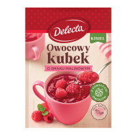 Delecta Owocowy Kubek NATURA Kisiel o sm. malinowym z kaw. owoców 30 g