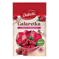 Delecta Galaretka smak wiśniowy 70 g