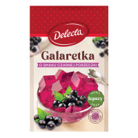 Delecta Galaretka smak czarnej porzeczki 70 g
