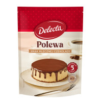 Delecta Polewa smak mlecznej czekolady 100 g