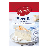 Delecta Sernik na zimno smak kokosowy 200g - nowość